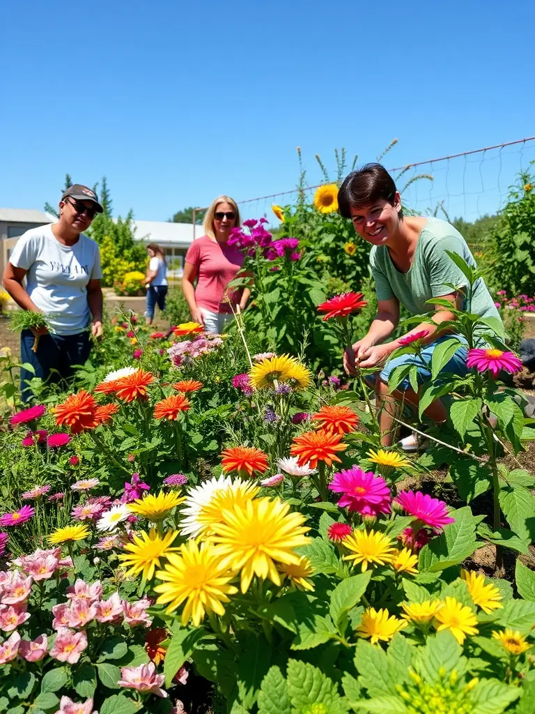 A photograph of a community garden project in Cape Town, where residents are growing their own food and promoting sustainable living. The image highlights the positive impact of community-led initiatives.